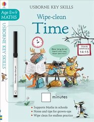 Wipe-Clean Time 8-9 цена и информация | Книги для подростков  | pigu.lt