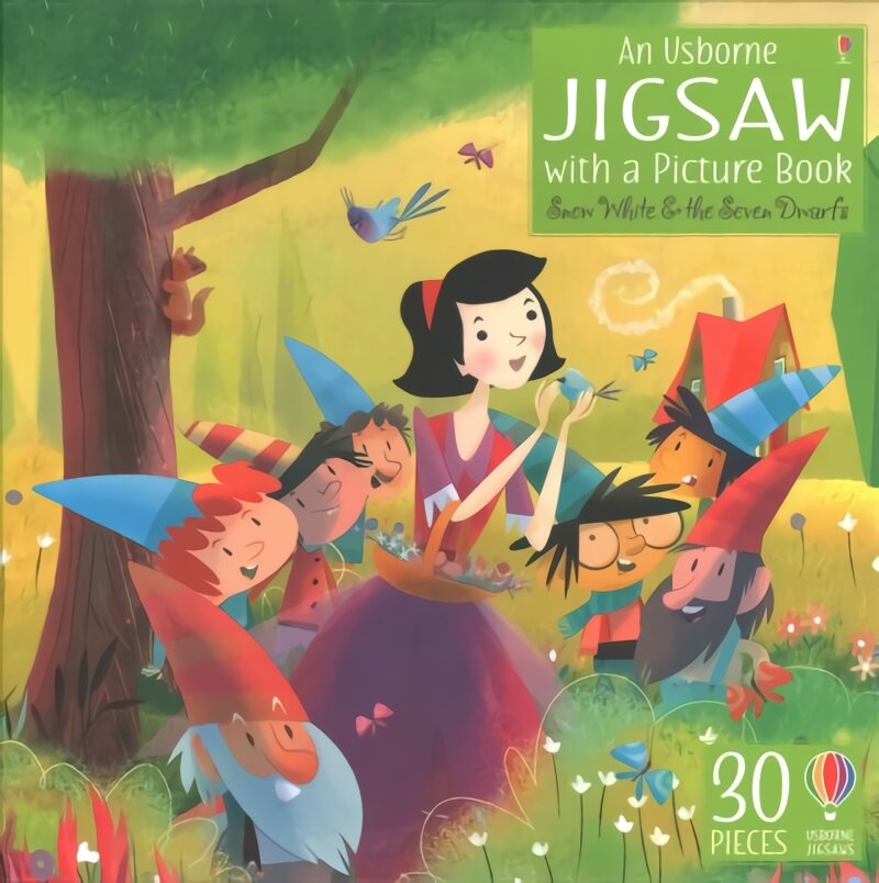 Usborne Book and Jigsaw Snow White and the Seven Dwarfs: Snow White & the Seven Dwarfs kaina ir informacija | Knygos mažiesiems | pigu.lt