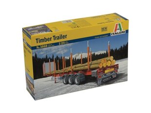 Plastikinis surenkamas modelis Italeri Holzauflieger Timber Trailer, 1/24, 3868 kaina ir informacija | Konstruktoriai ir kaladėlės | pigu.lt