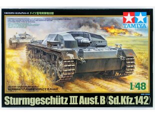 Plastikinis surenkamas modelis Tamiya Sturmgeschütz III Ausf. B Sd.Kfz. 142, 1/48, 32507 kaina ir informacija | Konstruktoriai ir kaladėlės | pigu.lt