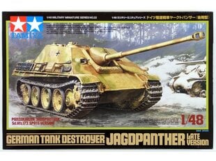 Plastikinis surenkamas modelis Tamiya German Tank Destroyer Jagdpanther Late Version, 1/48, 32522 kaina ir informacija | Konstruktoriai ir kaladėlės | pigu.lt