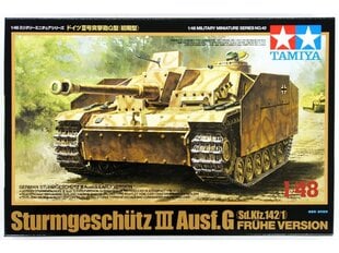 Surenkamas modelis Tamiya - Sturmgeschütz III Ausf. G Sd.Kfz. 142/1 Frühe Version, 1/48, 32540 kaina ir informacija | Konstruktoriai ir kaladėlės | pigu.lt