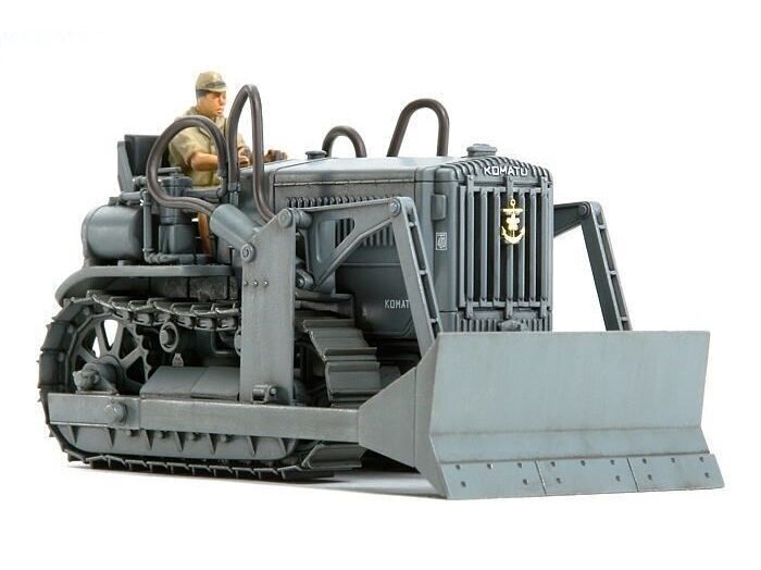 Plastikinis surenkamas modelis Tamiya Komatsu G40 Bulldozer Japanese Navy, 1/48, 32565 kaina ir informacija | Konstruktoriai ir kaladėlės | pigu.lt