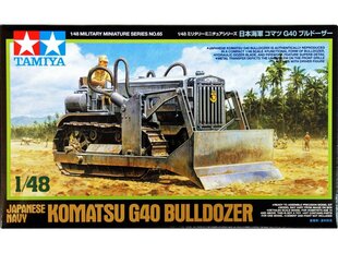 Plastikinis surenkamas modelis Tamiya Komatsu G40 Bulldozer Japanese Navy, 1/48, 32565 kaina ir informacija | Konstruktoriai ir kaladėlės | pigu.lt