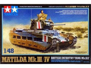 Сборная модель Tamiya - Matilda Mk.III/IV, 1/48, 32572 цена и информация | Конструкторы и кубики | pigu.lt