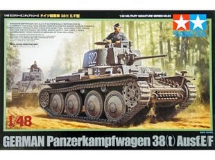 Plastikinis surenkamas modelis Tamiya German Panzerkampfwagen 38t Ausf.E/F, 1/48, 32583 kaina ir informacija | Konstruktoriai ir kaladėlės | pigu.lt