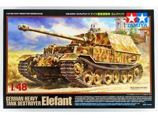 Plastikinis surenkamas modelis Tamiya German Heavy Tank Destroyer Elefant, 1/48, 32589 kaina ir informacija | Konstruktoriai ir kaladėlės | pigu.lt