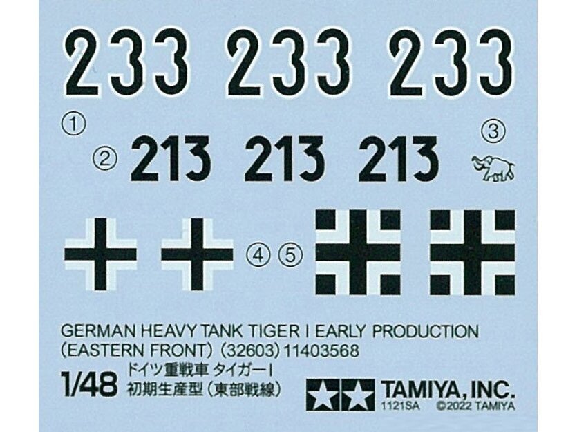 Plastikinis surenkamas modelis Tamiya German Heavy Tank Tiger I Early Production Eastern Front, 1/48, 32603 kaina ir informacija | Konstruktoriai ir kaladėlės | pigu.lt