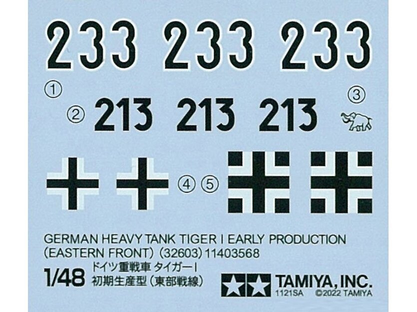 Plastikinis surenkamas modelis Tamiya German Heavy Tank Tiger I Early Production Eastern Front, 1/48, 32603 цена и информация | Konstruktoriai ir kaladėlės | pigu.lt