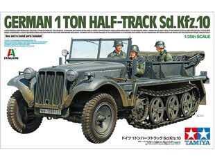 Plastikinis surenkamas modelis Tamiya German 1 ton Half-Track Sd.Kfz.10, 1/35, 37016 kaina ir informacija | Konstruktoriai ir kaladėlės | pigu.lt