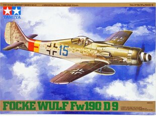 Plastikinis surenkamas modelis Tamiya Focke-Wulf Fw190 D-9, 1/48, 61041 kaina ir informacija | Konstruktoriai ir kaladėlės | pigu.lt