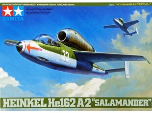 Plastikinis surenkamas modelis Tamiya Heinkel He162 A-2 „Salamander“, 1/48, 61097 kaina ir informacija | Konstruktoriai ir kaladėlės | pigu.lt