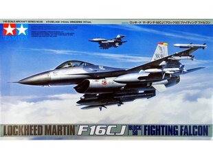 Сборная модель Tamiya - Lockheed Martin F-16CJ (Block 50) Fighting Falcon, 1/48, 61098 цена и информация | Конструкторы и кубики | pigu.lt