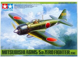 Plastikinis surenkamas modelis Tamiya Mitsubishi A6M5/5a Zero Fighter Zeke, 1/48, 61103 kaina ir informacija | Konstruktoriai ir kaladėlės | pigu.lt