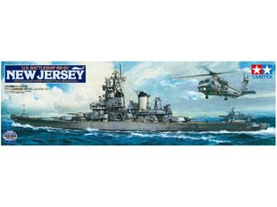 Plastikinis surenkamas modelis Tamiya US Battleship USS New Jersey BB-62, 1/350, 78028 kaina ir informacija | Konstruktoriai ir kaladėlės | pigu.lt