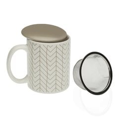 Versa Eris keramikinis puodelis su sieteliu kaina ir informacija | Taurės, puodeliai, ąsočiai | pigu.lt