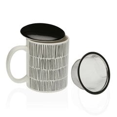 Чашка с заварочным фильтром Versa New Lines, керамика цена и информация | Стаканы, фужеры, кувшины | pigu.lt