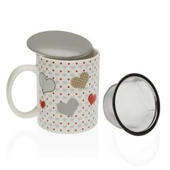 Versa sweet keramikinis puodelis su sieteliu kaina ir informacija | Taurės, puodeliai, ąsočiai | pigu.lt