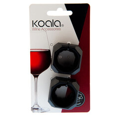 Koala Bodega vyno butelio žiedas lašėjimui sustabdyti, 2 vnt. kaina ir informacija | Virtuvės įrankiai | pigu.lt