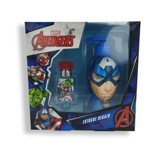 Rinkinys Avengers Captain America vaikams: tualetinis vanduo EDT, 20 ml + dušo želė, 300 ml kaina ir informacija | Kvepalai vaikams | pigu.lt