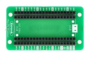 GPIO išplėtimo plokštė - skirta Raspberry Pi Pico - Kitronik 5341 kaina ir informacija | Atviro kodo elektronika | pigu.lt