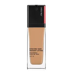 Основа под макияж Shiseido Synchro Skin Radiant Lifting Foundation SPF30 350 Maple, 30мл цена и информация | Пудры, базы под макияж | pigu.lt