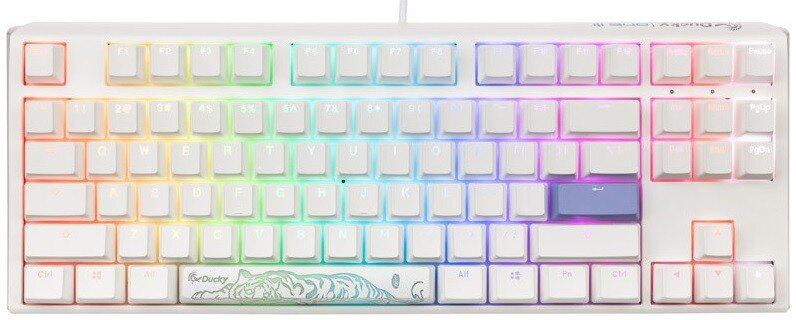 Ducky ONE 3 Classic TKL RGB US MX Red Switch kaina ir informacija | Klaviatūros | pigu.lt