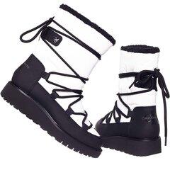 Žieminiai batai moterims Calvin Klein 49807, balti цена и информация | Женские сапоги | pigu.lt