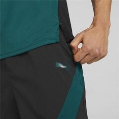 Шорты Puma Train Fit Woven 7'' Short Black Green 522132 56 цена и информация | Мужские термобрюки, темно-синие, SMA61007 | pigu.lt