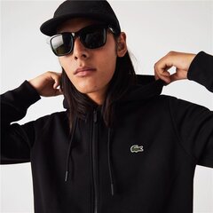 Мужская спортивная куртка Lacoste Чёрный цена и информация | Мужские толстовки | pigu.lt