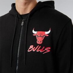 Мужская спортивная куртка New Era Chicago Bulls Чёрный цена и информация | Мужские толстовки | pigu.lt