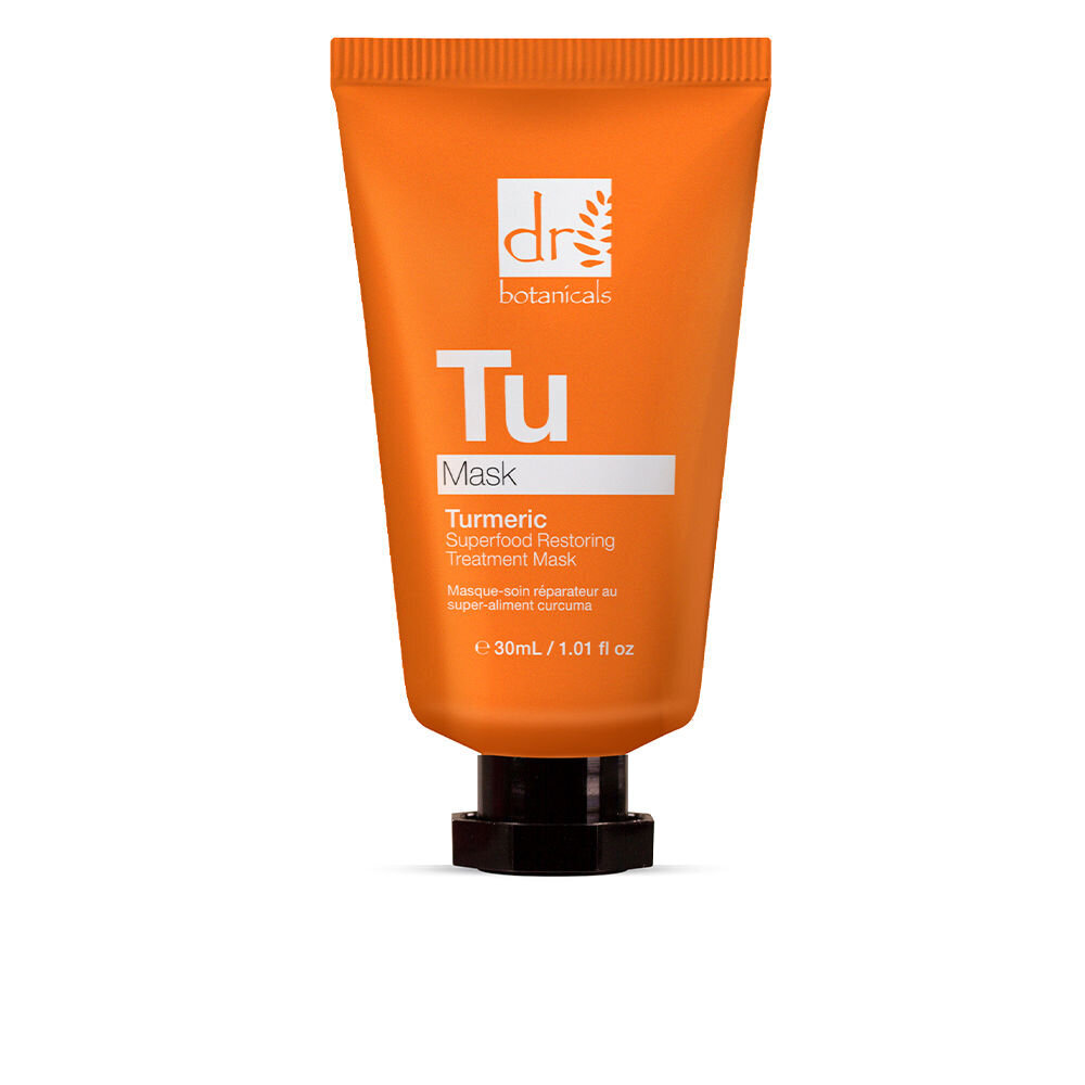 Veido kaukė Dr Botanicals Tumeric Superfood Restoring Treatment Mask, 30ml kaina ir informacija | Veido kaukės, paakių kaukės | pigu.lt