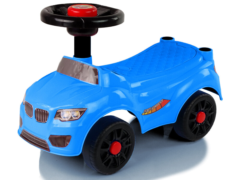 Paspiriamas automobilis Car Rider QX-3399-2, mėlynas kaina ir informacija | Žaislai kūdikiams | pigu.lt