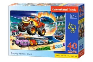 Dėlionė Castorland Jumping Monster Truck, 40 dalių kaina ir informacija | Dėlionės (puzzle) | pigu.lt