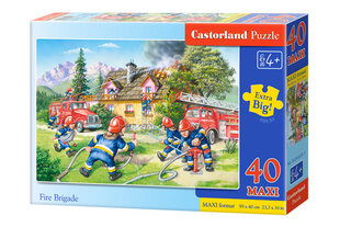Dėlionė Castorland Fire Brigade, 40 dalių kaina ir informacija | Dėlionės (puzzle) | pigu.lt
