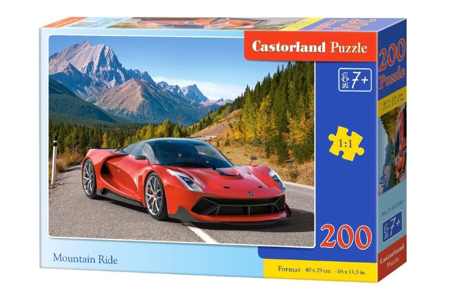 Dėlionė Castorland Mountain Ride, 200 d. цена и информация | Dėlionės (puzzle) | pigu.lt