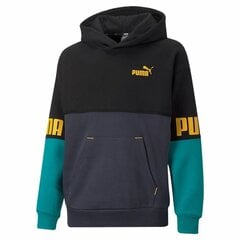 Детская толстовка Puma Зеленый Чёрный цена и информация | Свитеры, жилетки, пиджаки для мальчиков | pigu.lt