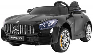 Dvivietis vaikiškas elektromobilis Mercedes-Benz GT R 4x4, juodas kaina ir informacija | Elektromobiliai vaikams | pigu.lt