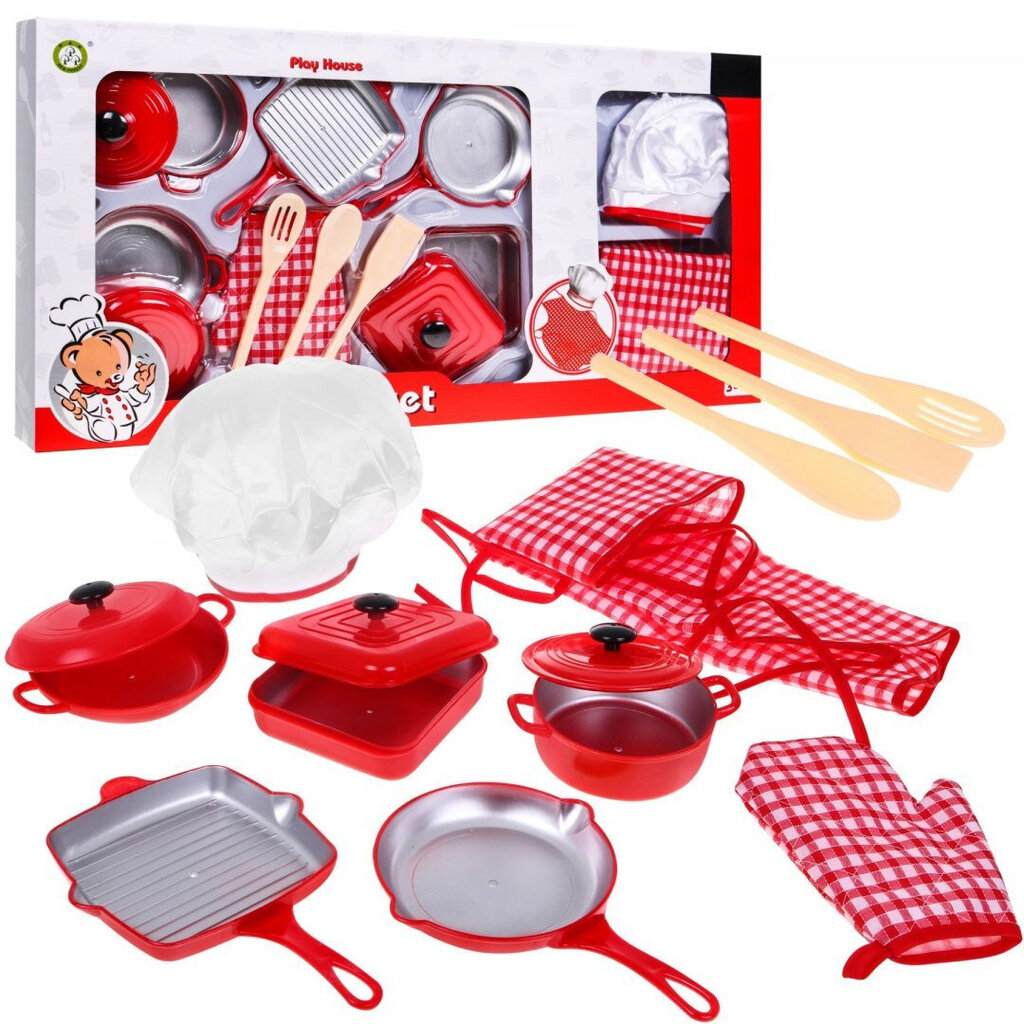 Žaislinis virtuvės įrankių rinkinys su priedais kaina ir informacija | Žaislai mergaitėms | pigu.lt