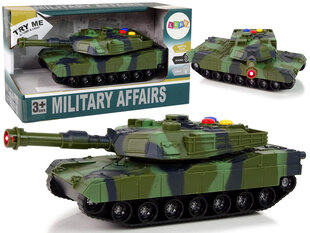 Игрушечный танк, 1:32, зеленый цена и информация | Игрушки для мальчиков | pigu.lt