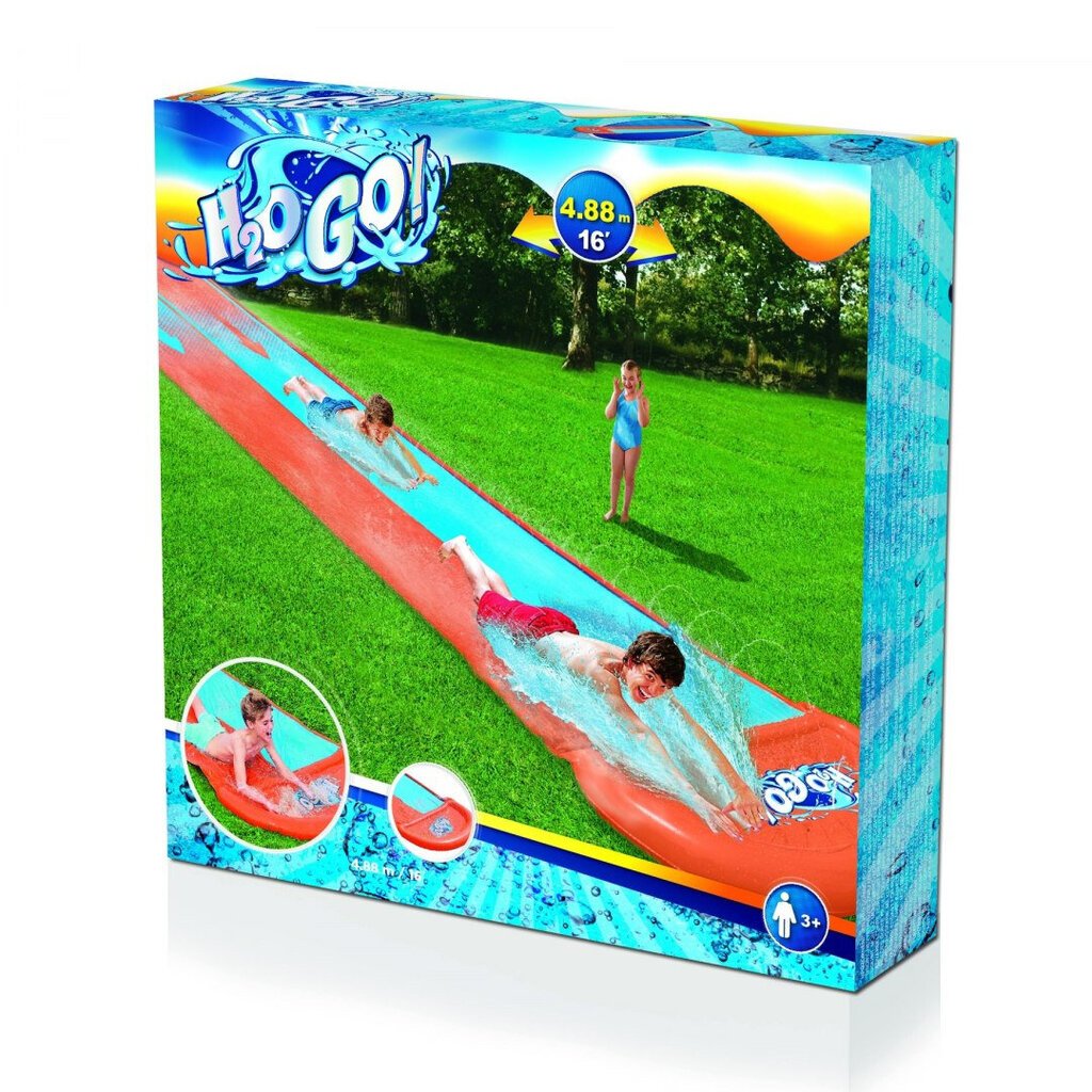 Vandens čiuožykla Bestway H2O Go, 488 cm kaina ir informacija | Vandens, smėlio ir paplūdimio žaislai | pigu.lt