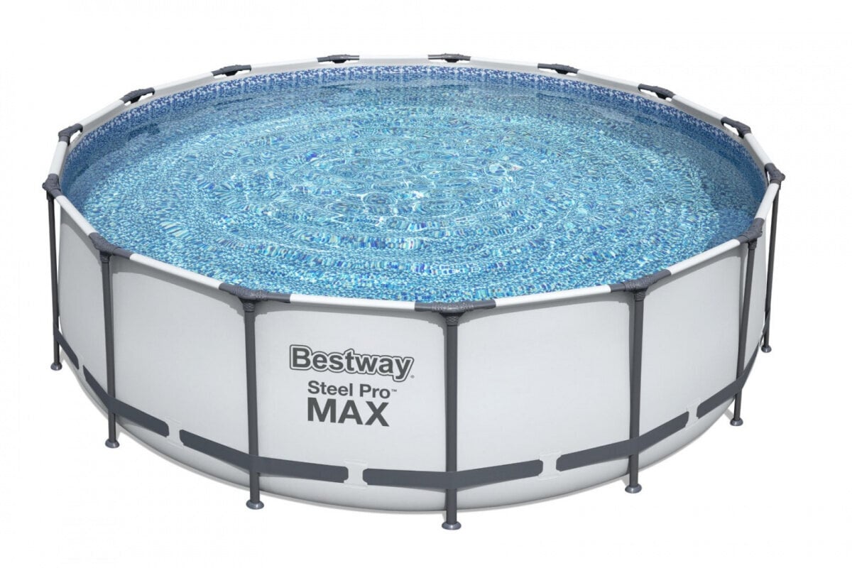Baseinas Bestway Steel Pro Max, 457x122 cm, su filtru цена и информация | Baseinai | pigu.lt