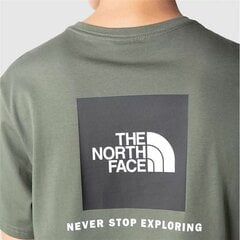 Vyriški marškinėliai su trumpomis rankovėmis The North Face Box Logo, pilki kaina ir informacija | Vyriški marškinėliai | pigu.lt