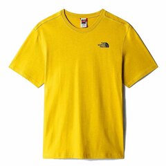 Vyriški marškinėliai su trumpomis rankovėmis The North Face Box Logo, geltoni kaina ir informacija | Vyriški marškinėliai | pigu.lt