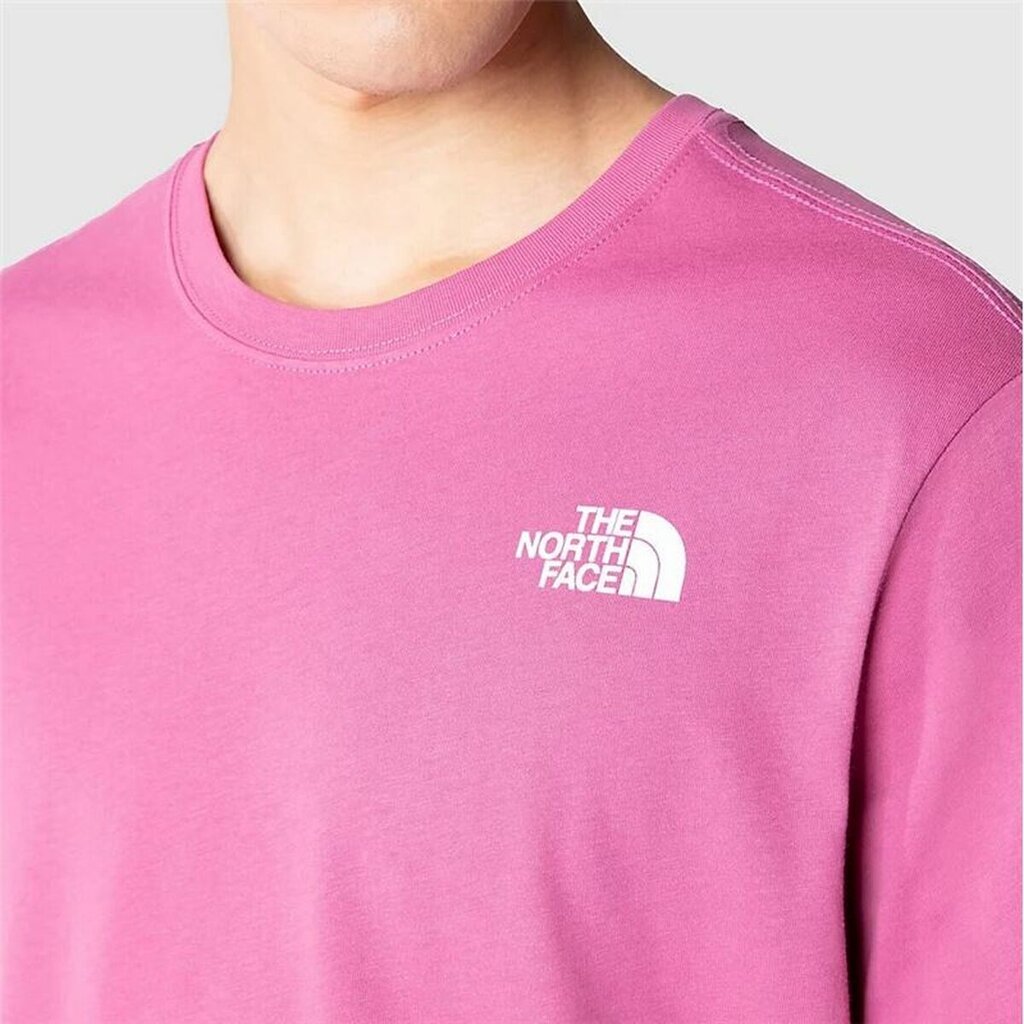 Vyriški marškinėliai su trumpomis rankovėmis The North Face Box Logo, rožiniai цена и информация | Vyriški marškinėliai | pigu.lt