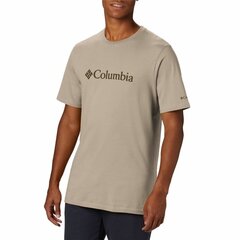 Vyriški marškinėliai su trumpomis rankovėmis Columbia, smėlio spalvos kaina ir informacija | Vyriški marškinėliai | pigu.lt