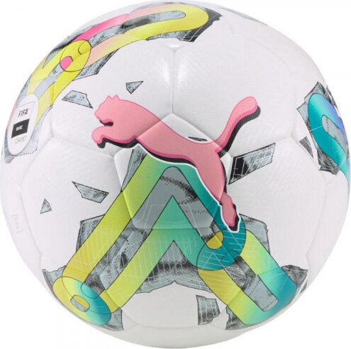 Futbolo kamuolys Puma Orbita 4 Hyb Fifa Basic 83778 01, 5 dydis kaina ir informacija | Futbolo kamuoliai | pigu.lt