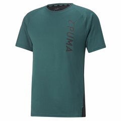 Vyriški marškinėliai su trumpomis rankovėmis Puma, žali kaina ir informacija | Vyriški marškinėliai | pigu.lt