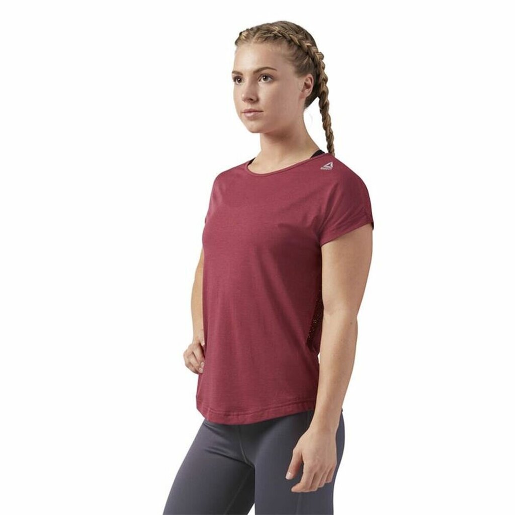 Marškinėliai moterims Reebok, raudoni цена и информация | Sportinė apranga moterims | pigu.lt