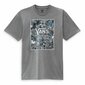 Vyriški marškinėliai su trumpomis rankovėmis Vans Night, pilki kaina ir informacija | Vyriški marškinėliai | pigu.lt